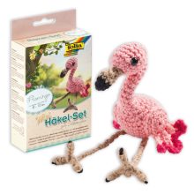 Horgoló szett mini - FLAMINGÓ