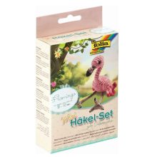 Horgoló szett mini - FLAMINGÓ