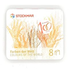   Stockmar 100. A Világ Színei válogatás 8 színű Méhviaszkréta /tégla/     wawa