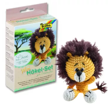 Horgoló szett mini: Oroszlán