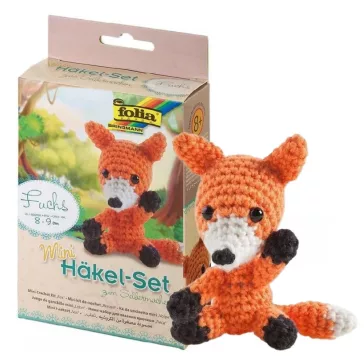 Horgoló szett mini: Róka