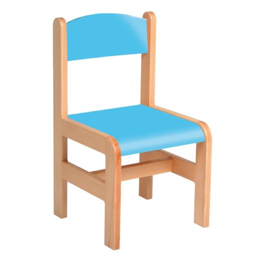 Anett szék  - 30 cm - kék ülés + háttámla