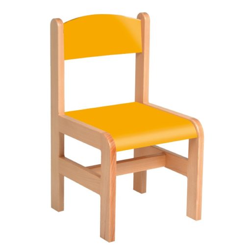 Anett szék  - 30 cm - narancs ülés + háttámla