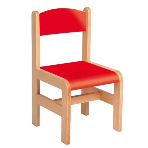 Anett szék  - 30 cm - piros ülés + háttámla