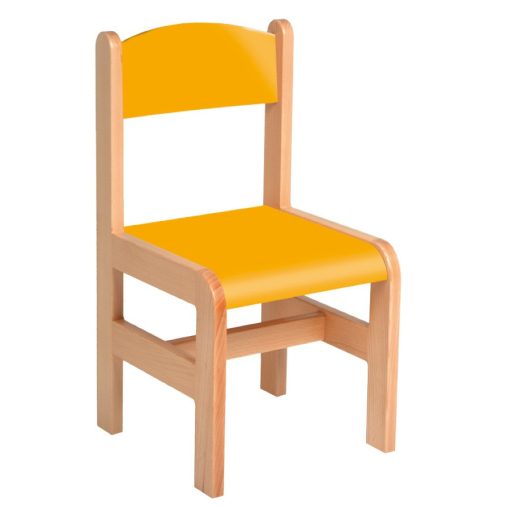 Anett szék  - 34cm - Narancs ülés + háttámla
