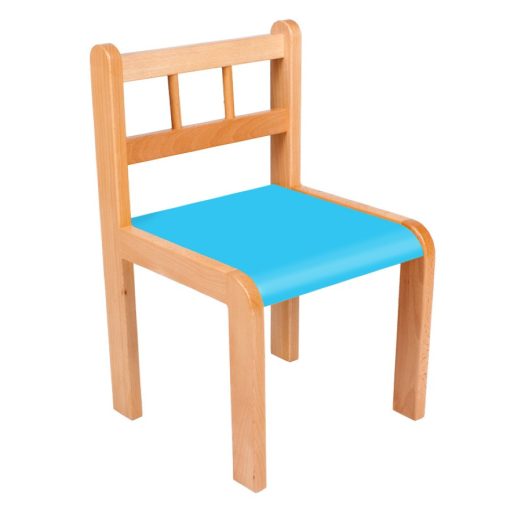 Csabi szék - 26 cm kék ülés