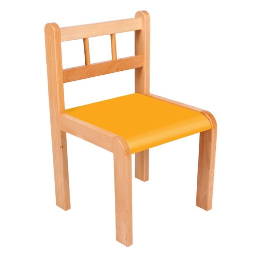 Csabi szék - 26 cm narancs ülés