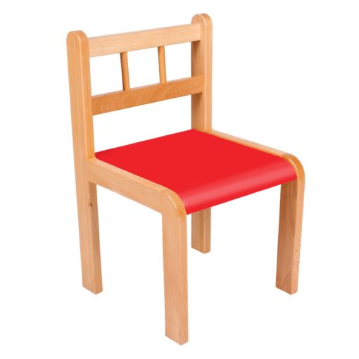 Csabi szék - 26 cm piros ülés