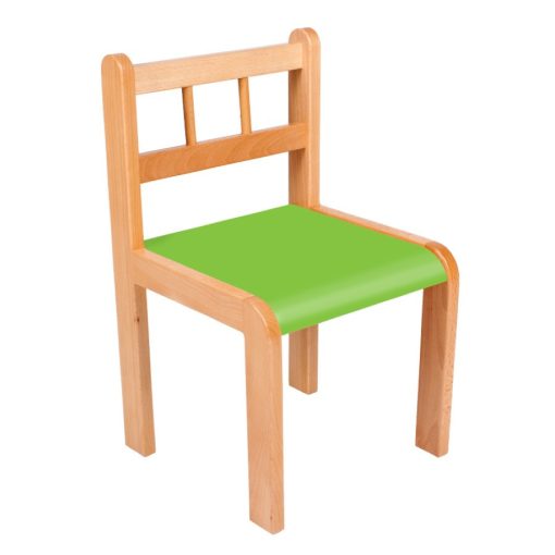 Csabi szék - 26 cm zöld ülés