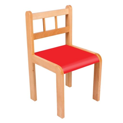 Csabi szék - 30 cm piros ülés