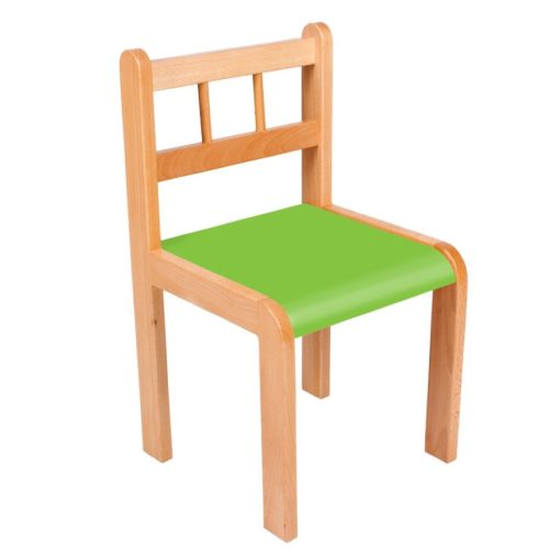 Csabi szék - 30 cm zöld ülés