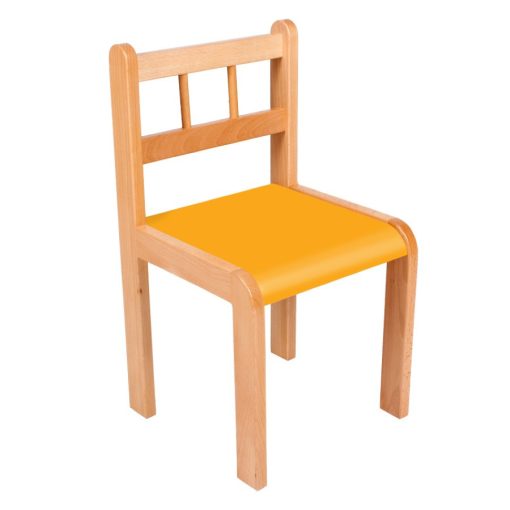 Csabi szék - 34 cm narancs ülés