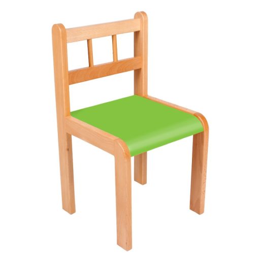 Csabi szék - 34 cm zöld ülés