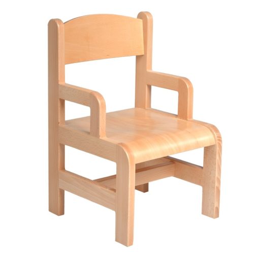 Ferkó Karfás szék - 26 cm natúr színben