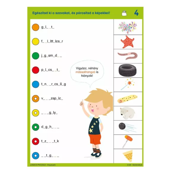Szórendező - Anyanyelv, új kiadás Logico Piccolo Szórendező - Anyanyelv, új kiadás Logico Piccolo