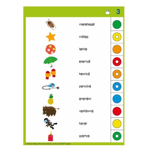 Szórendező - Anyanyelv, új kiadás Logico Piccolo
