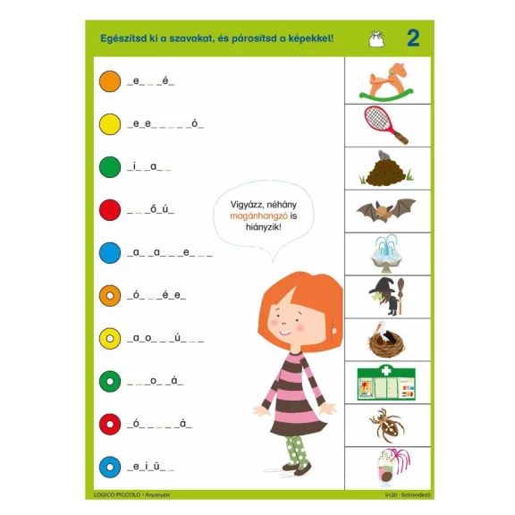 Szórendező - Anyanyelv, új kiadás Logico Piccolo Szórendező - Anyanyelv, új kiadás Logico Piccolo