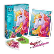 Ékköves vászonkép készítő szett: unikornis (Sentosphere) SA32550