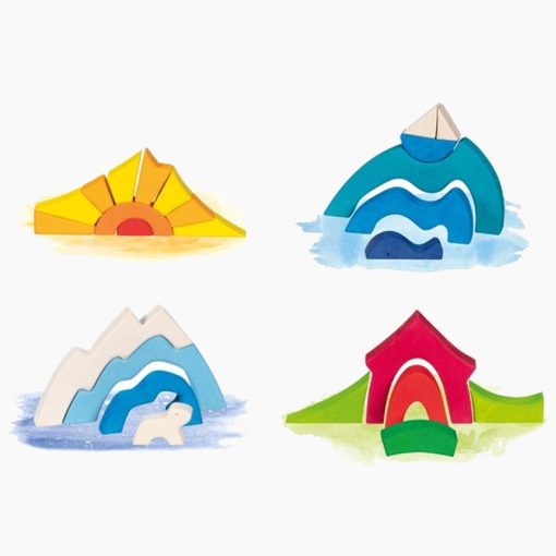 Építőjáték: kis jegesmedve (GOKI) 58351