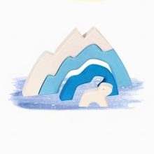 Építőjáték: kis jegesmedve (GOKI) 58351