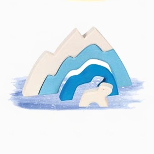 Építőjáték: kis jegesmedve (GOKI) 58351