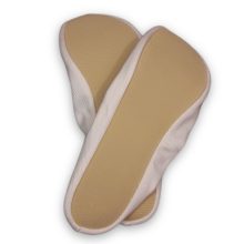 Euritmia cipő,  35 fehér tornapapucs, pánt nélküli, gumírozott talppal