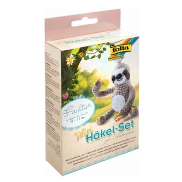 Horgoló szett mini: Lajhár