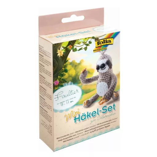 Horgoló szett mini - Lajhár