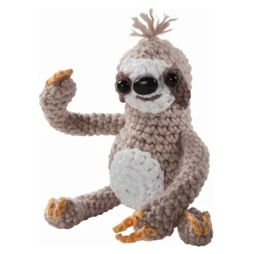 Horgoló szett mini: Lajhár