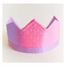 Sarah's Silks fordítható korona - levendula/rosa, CSAK RENDELÉSRE!
