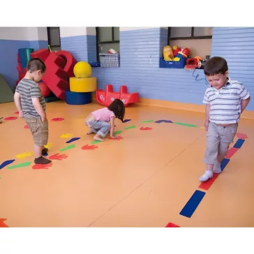 Egyenes padlójelölő szett (50 cm X 12 db)