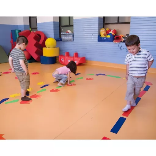 Kanyar alakú padlójelölő szett