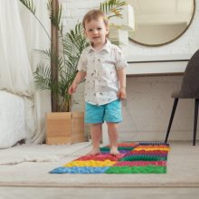 MUFFIK 1-es alapkészl.- Szenzoros ortopédiai szőnyeg - 8 db 28x28 cm-es elem