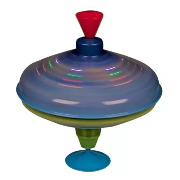   Búgócsiga: 21 cm-es, űrhajós, világító leddel (Goki) GK53800 