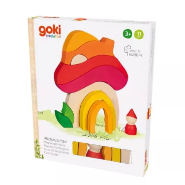 Gombaház színes fajáték (Goki) GK58359 