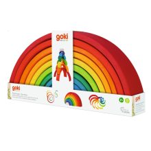 Építőjáték szivárvány, 11 darabos, GK58478 Goki