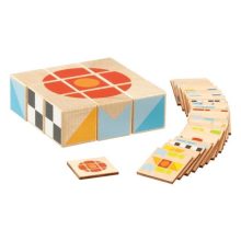 Kockakirakó: feladatkártyákkal, 9 + 25 darabos (Goki) GK58387 