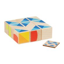 Kockakirakó: feladatkártyákkal, 9 + 25 darabos (Goki) GK58387 