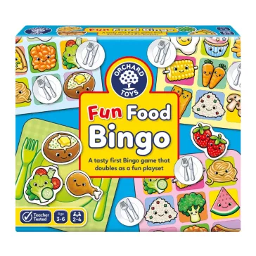   Bingo játék: Vidám ételek (FUN FOOD BINGO) ORCHARD TOYS OR128