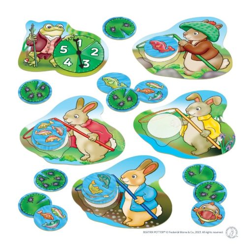 Nyúl Péter: Horgássz és számlálj (Fishing & Count) WPR003 Orchard / Peter Rabbit™