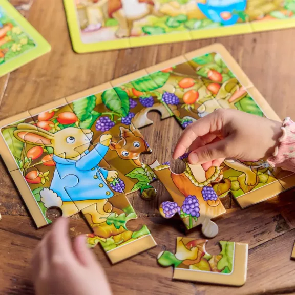 Nyúl Péter: 4 kirakó egy dobozban (4-in-a-Box Puzzles) WPR004  Orchard / Peter Rabbit™