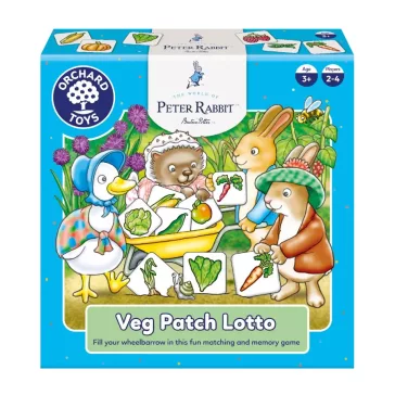   Nyúl Péter: Gyümölcs-zöldség lottó (Veg Patch Lotto) WPR005 Orchard / Peter Rabbit™