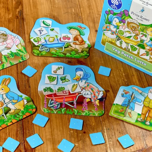 Nyúl Péter: Gyümölcs-zöldség lottó (Veg Patch Lotto) WPR005 Orchard / Peter Rabbit™