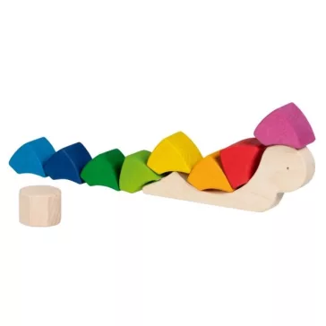 Csiga kirakó fából (GOKI) GK58368