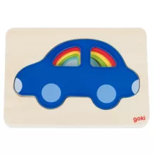 Színes autók fakirakó (GOKI) GK57485
