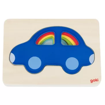 Színes autók fakirakó (GOKI) GK57485