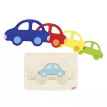 Színes autók fakirakó (GOKI) GK57485