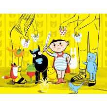 Papírszínház: Piros Popó a pelusos lovag