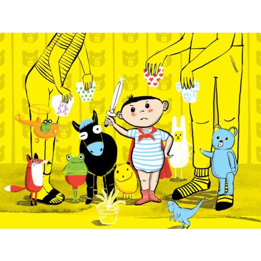 Papírszínház: Piros Popó a pelusos lovag