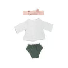 Baba: 32 cm-es, ruhában, hajpánttal (Miniland) ML31216